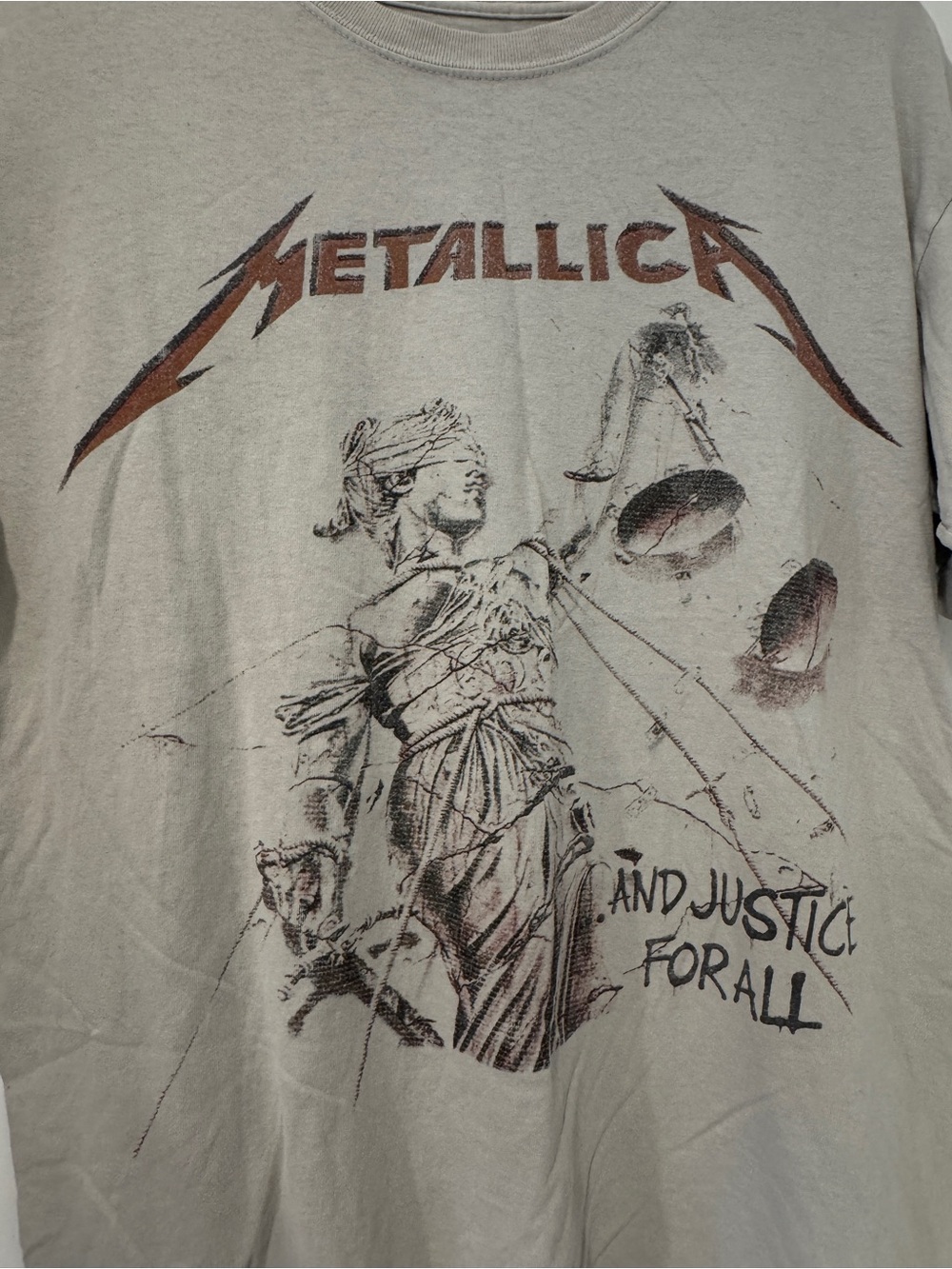 Metallica And Justice for All Band Tee - Picture 3 of 6